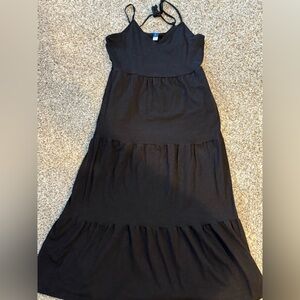 Old Navy Black Maxi Dress